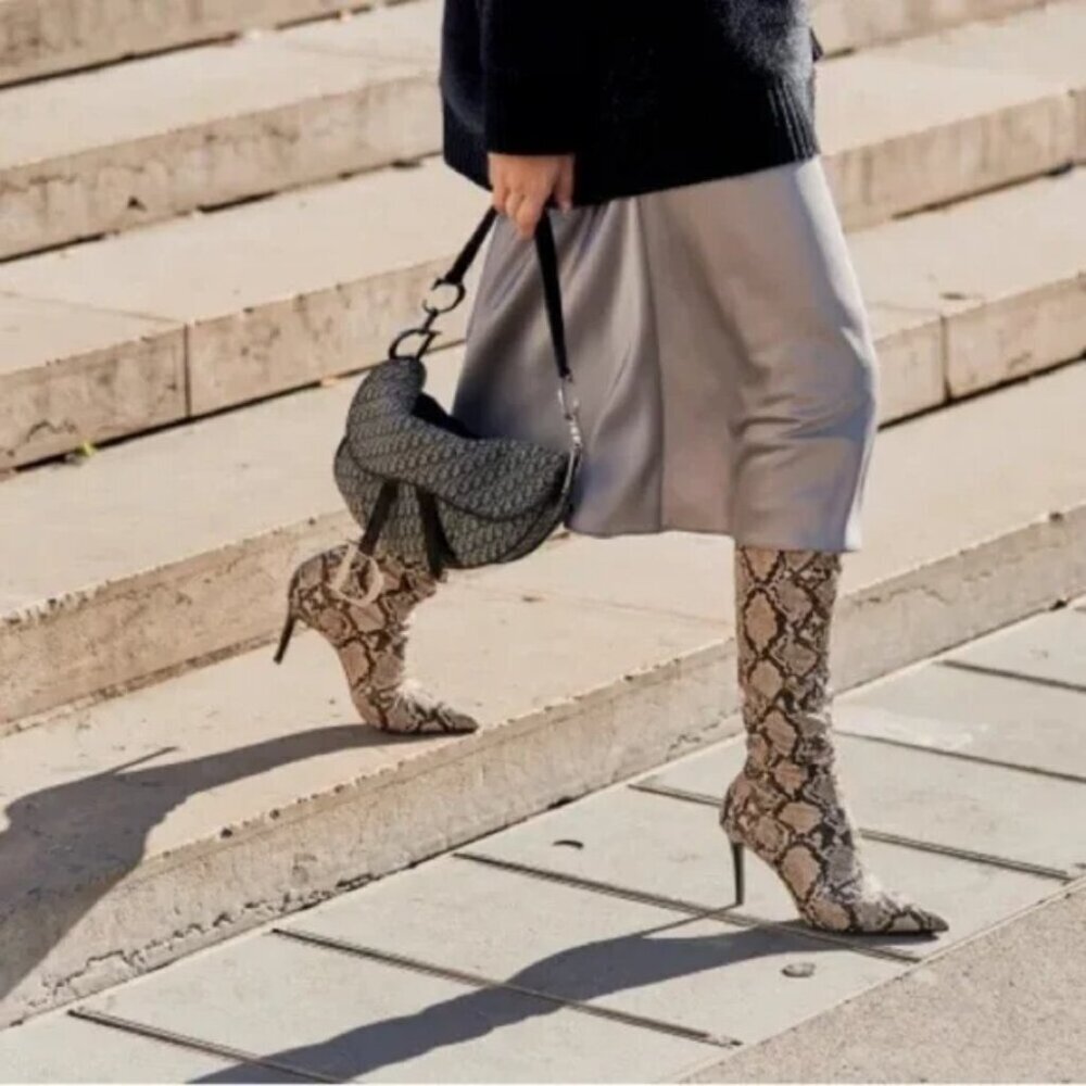 Design Concept Studio Reptile Snake Print Thigh H… - image 2